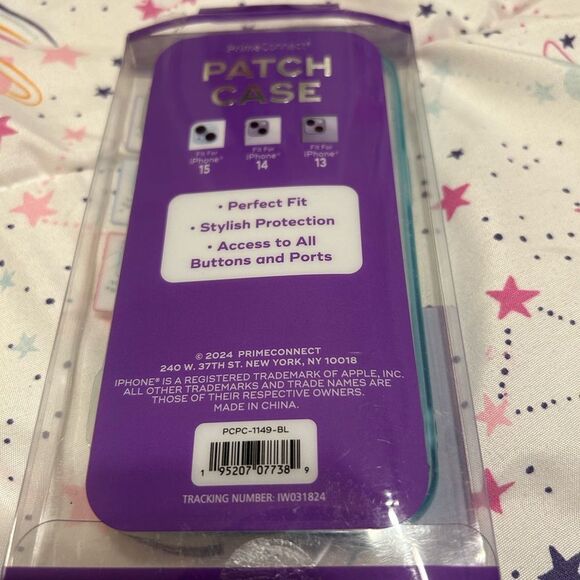 Blue iPhone 13 Case with Marine Accents - Picture 7 of 8